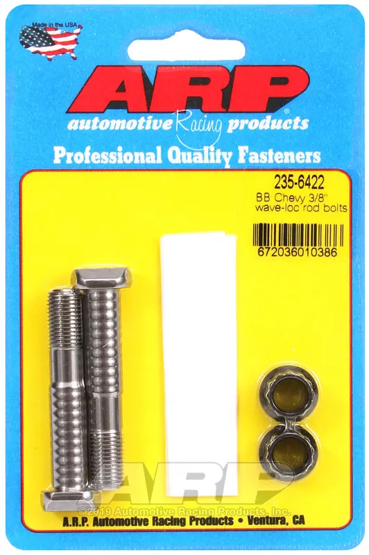 Arp Bb Chevy 3/8In Pro Wave-Loc 2Pk Rod Bolt Kit 1
