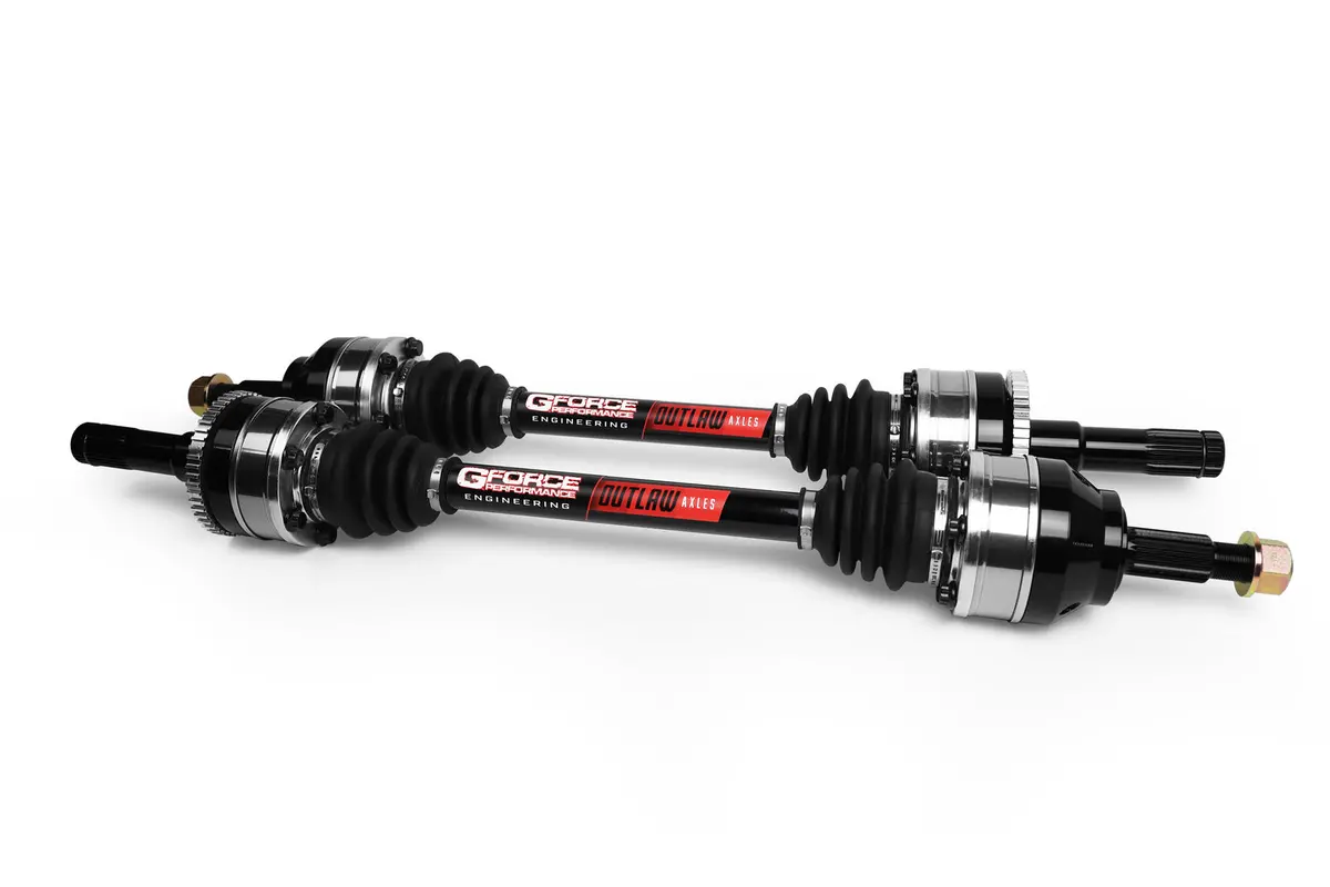 Gforce Engineering - 1999-2004 Ford Mustang Cobra Outlaw Axles W/Exotic Outer Stubs; Abs Rings (Requires 31 Spline Diff) 1