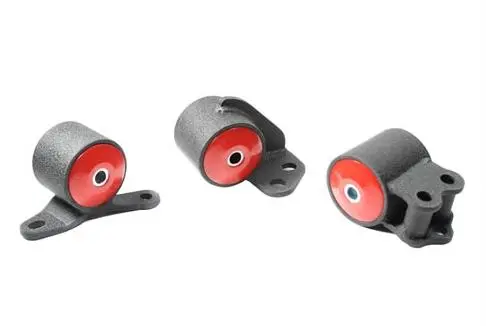 Innovative 92-96 Prelude F-Series/H-Series Black Steel Mounts 75A Bushings 1