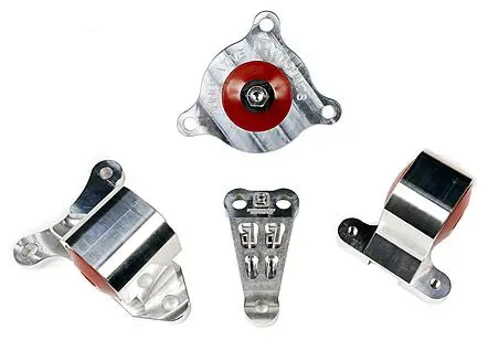 Innovative 02-06 Acura Rsx K-Series Silver Aluminum Mounts 75A Bushings (Not K24 Trans) 2