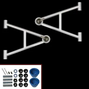 Upr 1979-1993 Ford Mustang A-Arm Chrome Moly 1 Shorter - No Sway 1