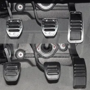 Upr 2005-2014 Ford Mustang Billet Manual Pedal Kit 1