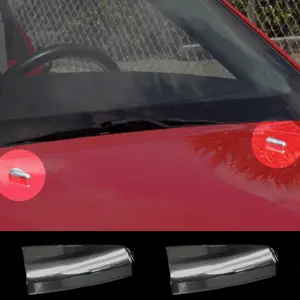 Upr 2005-2008 Ford Mustang Windshield Washer Covers Dress Up - Satin 1