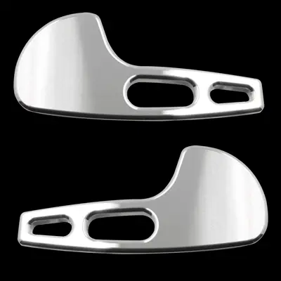 Upr 1994-2004 Ford Mustang Flat Door Handle Kit W/ Holes - Satin 1