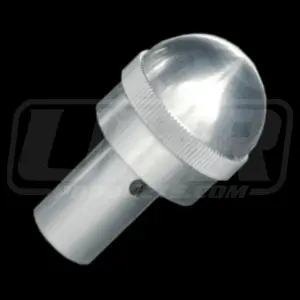 Upr 1994-2004 Ford Mustang Bullet/Double/Flat No Engrave Headlight Knob - Satin 1