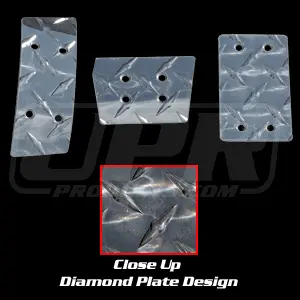 Upr Diamond Plate Automatic Pedal Kit 1
