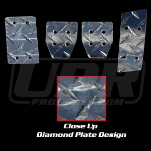 Upr Diamond Plate 5-Speed Pedal Kit 1