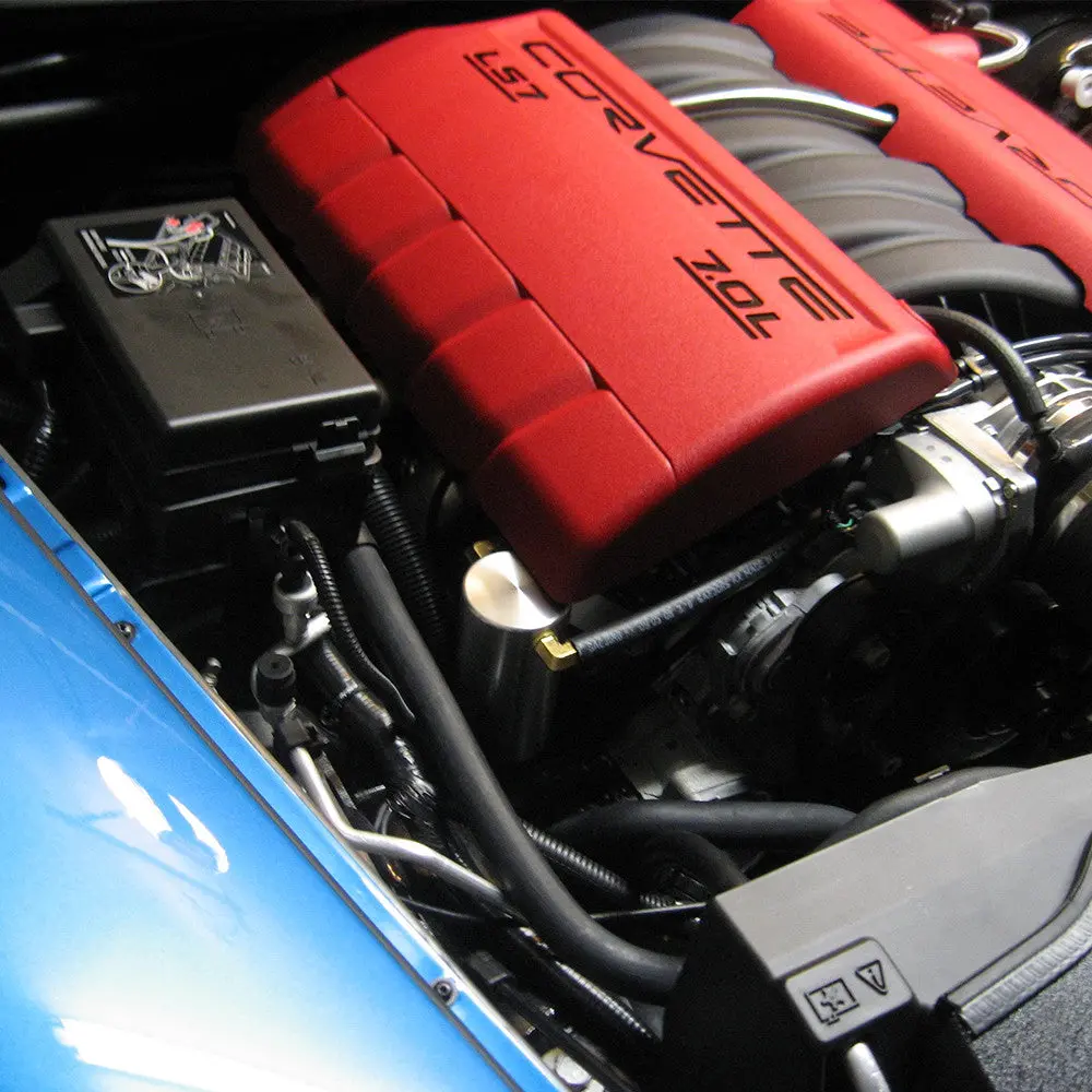 Upr 2005-2010 Vette Billet Oil Catch Can - Satin 1