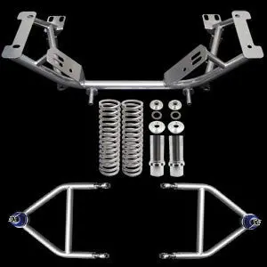 Upr 1979-1993 Ford Mustang Chrome Moly K-Member Kit Adjustable A-Arms 1