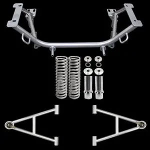 Upr 1979-1993 Ford Mustang Chrome Moly K-Member Kit No Motor Mount No Sway A-Arms 1