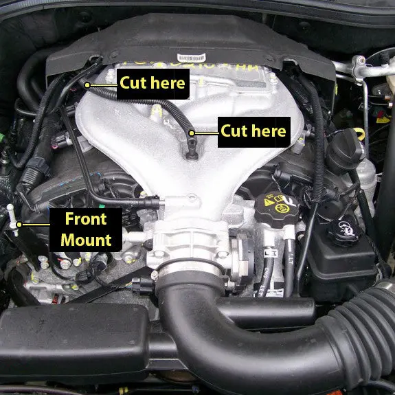Upr 2010-2012 Chevy Camaro V6 Catch Can - Satin 1