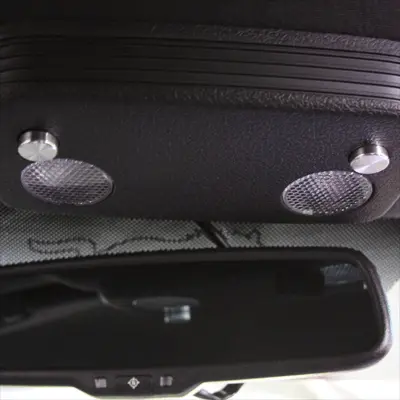 Upr 2005-2009 Ford Mustang Map Light Button Covers Dress Up - Satin 1