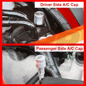 Upr Billet Air Conditioning Designer Cap Cover Kit (Pair) - Satin 1