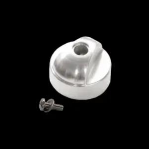 Upr Battery On/Off Knob - Satin 1