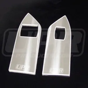 Upr 2005-2007 Ford Mustang Hardtop Window Switch Plates Upr Logo Shift Knob - Polished 1