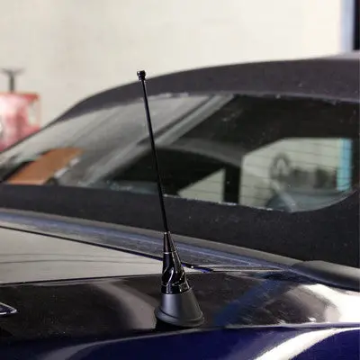 Upr 2010-2014 Ford Mustang Swirl 6 Antenna - Black 1