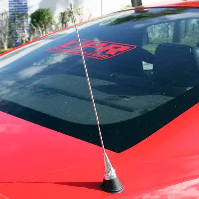 Upr 2010-2014 Ford Mustang Swirl 12 Antenna - Satin 1