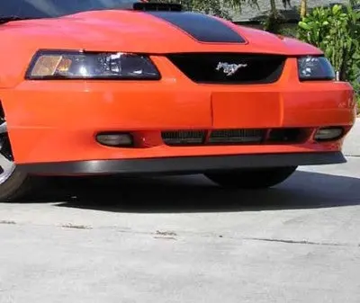 Upr 1999-2004 Ford Mustang Mach 1 Style Chin Spoiler W/Ss Hardware 1