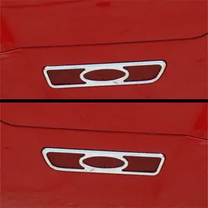 Upr 2005-2009 Ford Mustang Designer Side Marker Bezel Set 1