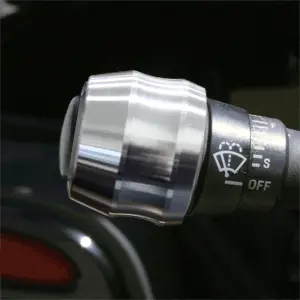 Upr 1994-2004 Ford Mustang F-150 F-250 Turn Signal Knob Cover - Satin 1