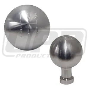 Upr 2005-2009 Ford Mustang Round Shift Knob 5-Speed Logo Shift Knob - Satin 1
