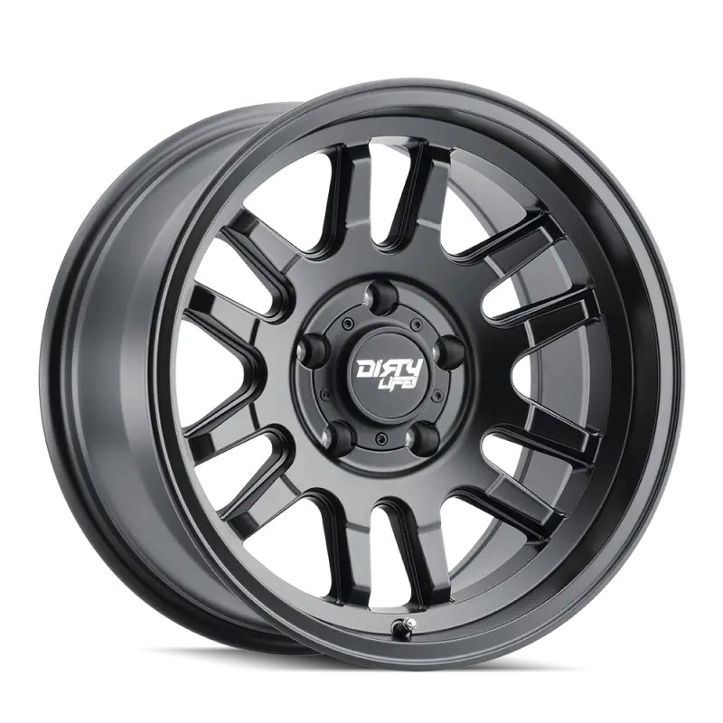 Dirty Life Canyon Matte Black Wheel – 17X9 Inches, 6X139.7 Bolt Pattern, 0Mm Offset, 106Mm Hub Bore 1