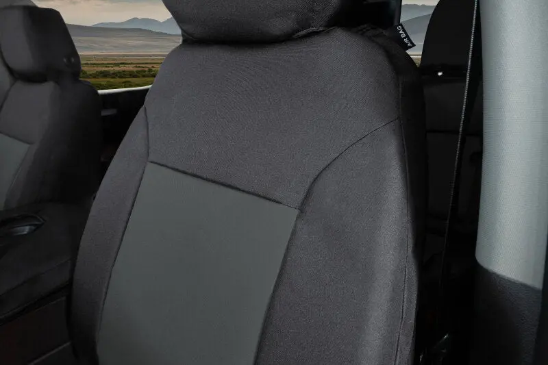 Covercraft 16-24 Honda Ridgeline/ Endura Precisionfit Custom Front Row Seat Covers - Black/Charcoal 1