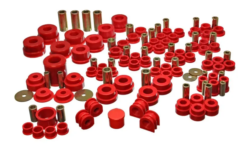 Energy Suspension Hyper-Flex Master Bushing Kit – Red, Designed For 2002–2009 Nissan 350Z & 2003–2007 Infiniti G35 Coupe 1