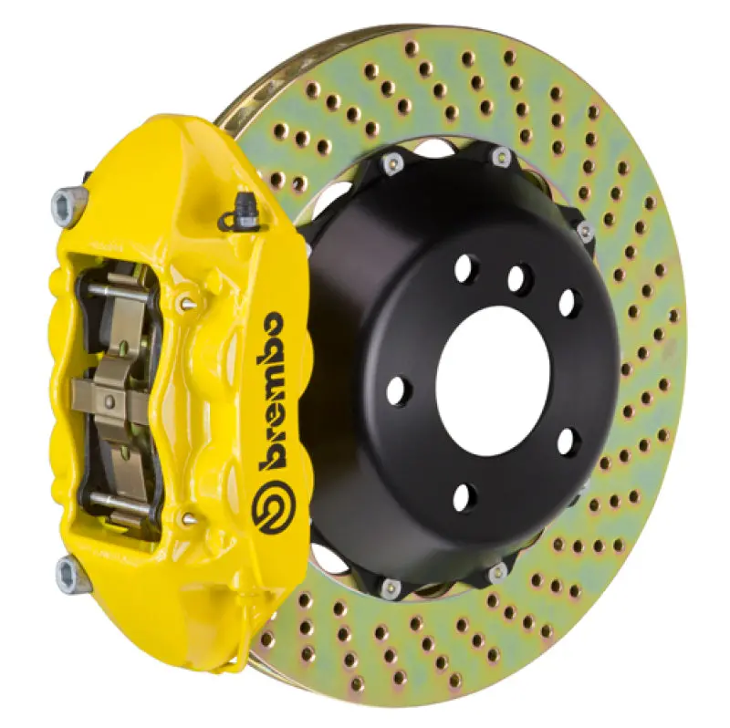 Brembo Gt Big Brake Kit For 2012–2014 Bmw 328I — Front, 4-Piston Calipers, 365X29Mm Drilled Rotors 1