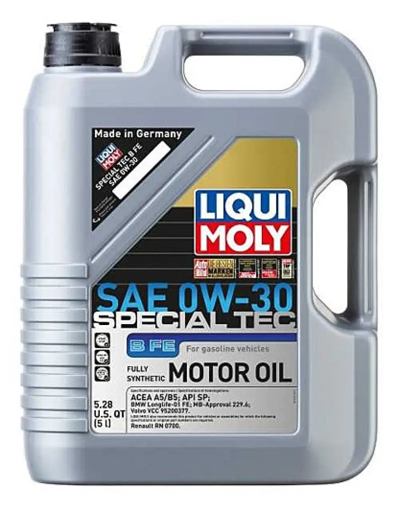 Liqui Moly Special Tec B Fe Engine Oil – 5-Liter Can, Sae 0W-30, Fully Synthetic For Modern Gasoline Engines 1