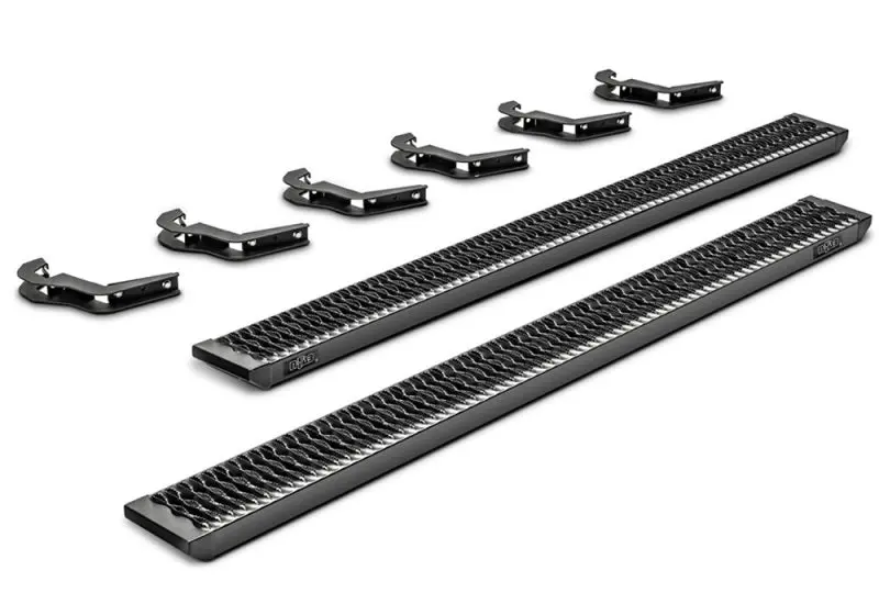 N-Fab Growler Fleet Nerf Bars For 2019 Dodge Ram 1500 Crew Cab – Cab-Length, Texas Black Finish 1