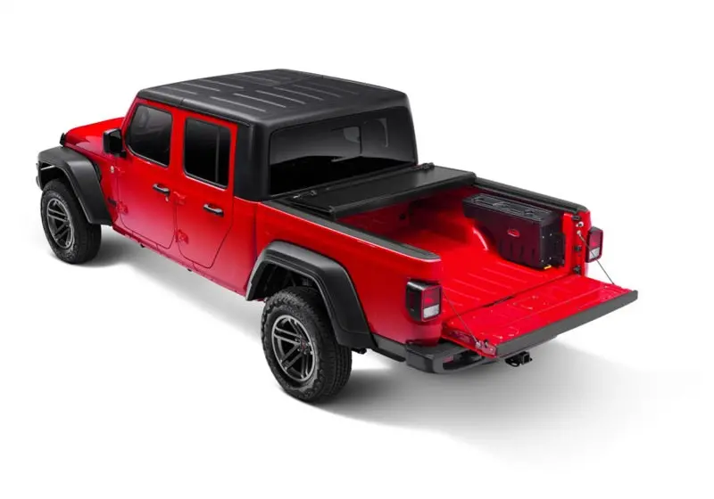 Undercover Swing-Open Passenger-Side Storage Case For 2020 Jeep Gladiator – Black Smooth Finish 1