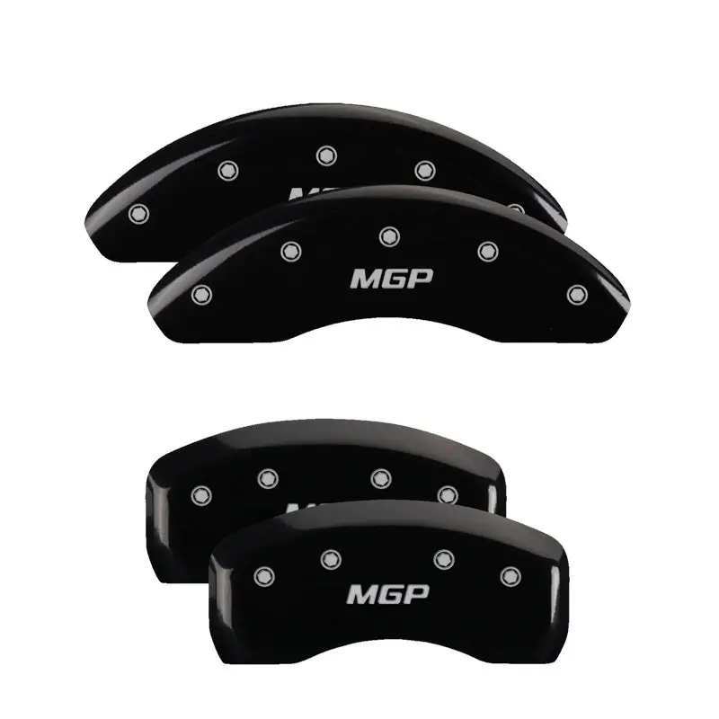 Mgp Engraved Caliper Covers – Front Honda Logo, Rear H-Logo Design, Black Finish With Silver Accents 1