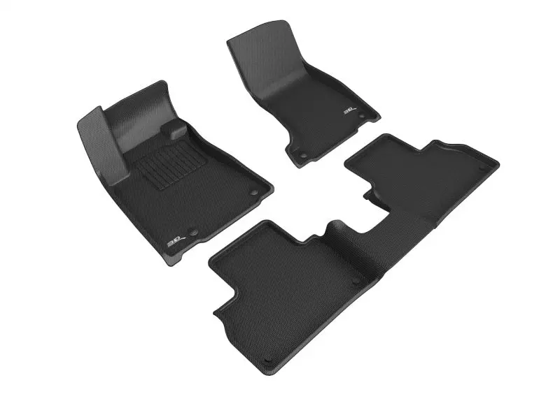 3D Maxpider 19-23 Maserati Levante Kagu Floor Mat- Black R1 R2 1