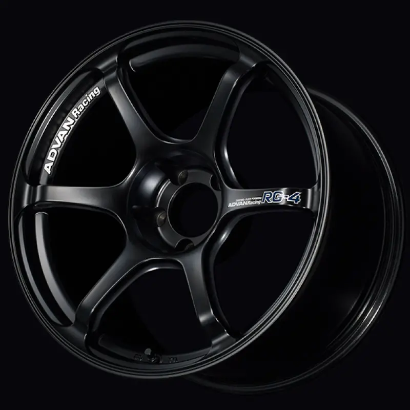 Advan Rg-4 Wheel – 17×8.5", +45Mm Offset, 5×114.3, 73Mm Bore, Semi-Gloss Black 1