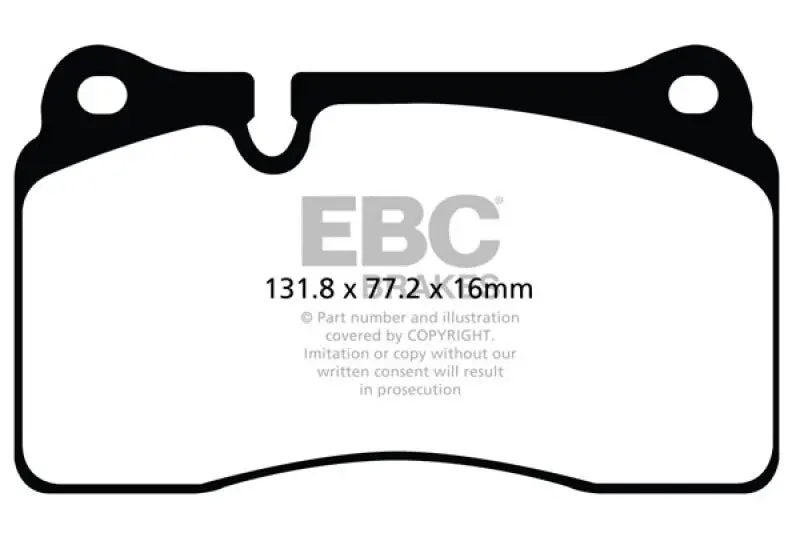 Ebc Redstuff Ceramic Brake Pads – High-Friction, Low-Dust Performance Upgrade 1