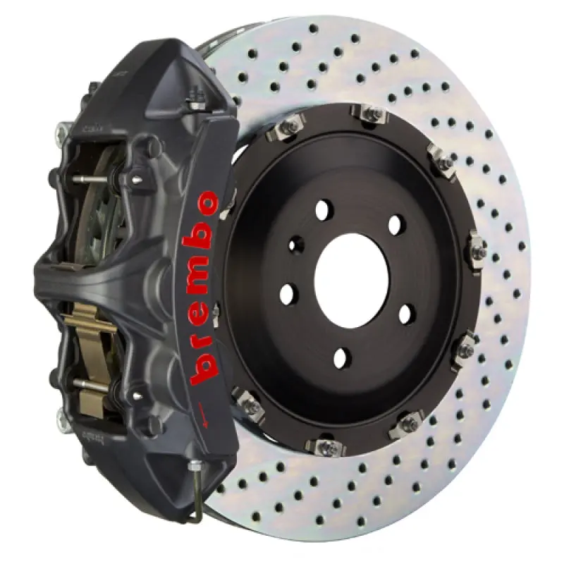 Brembo Gts Front Big Brake Kit For 2009–2013 Bmw X5M – 405X34Mm Drilled Two-Piece Rotors, 6-Piston Calipers 1