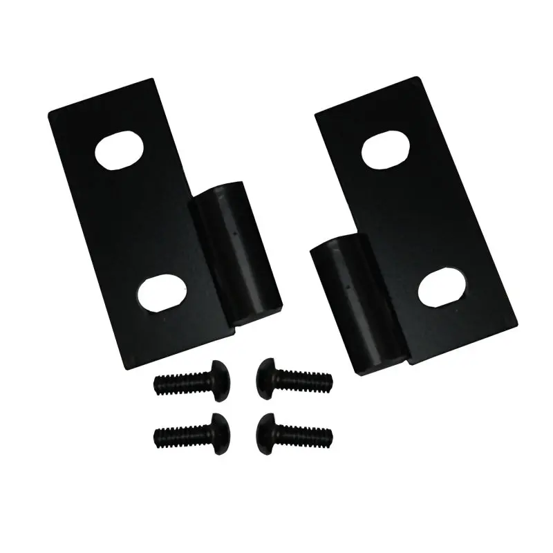 Rugged Ridge Black Lower Door Hinge Brackets For 1976–2006 Jeep Cj & Wrangler Models 1