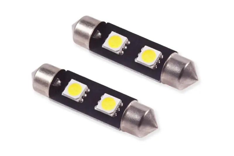 Diode Dynamics Smf2 39Mm Led Bulb Pair — Cool White Output 1