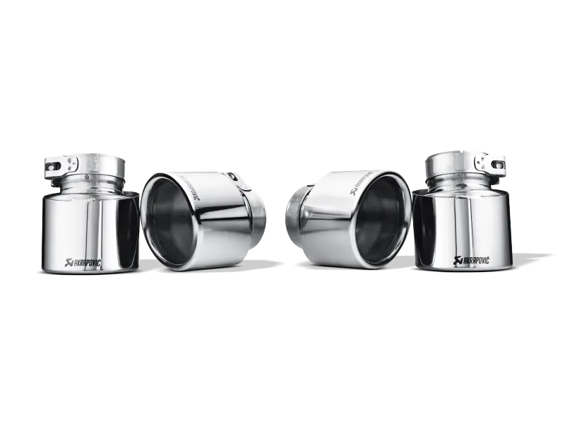 Akrapovič Titanium Dual Tailpipe Set For 2009–2014 Bmw X5 M (E70) 1
