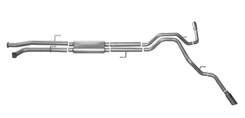 Gibson 14-19 Toyota Tundra Sr 4.6L 2.5In Cat-Back Dual Extreme Exhaust - Stainless 1
