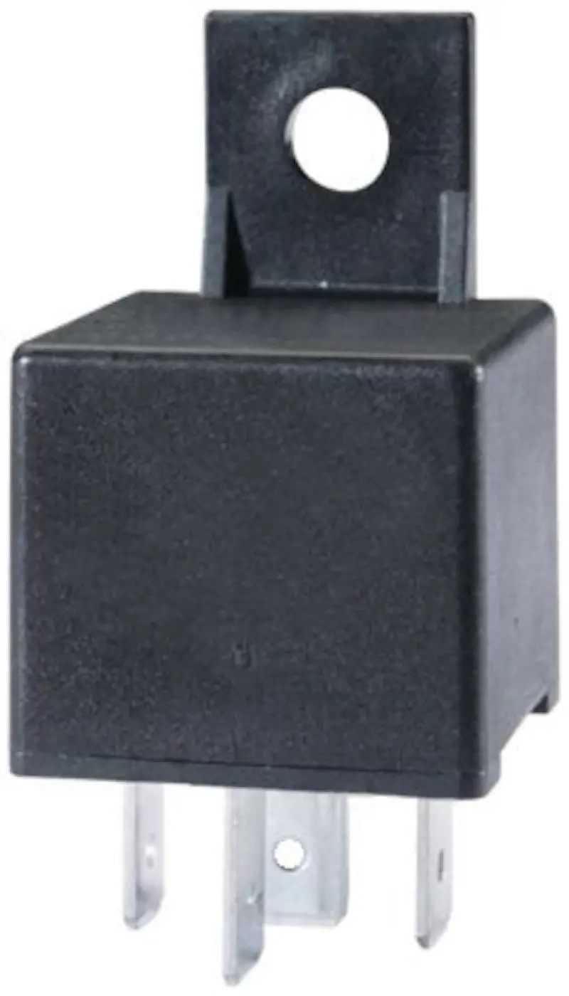 Hella 12V Spst Relay — 40A Rated, Resistor-Protected, With Mounting Bracket 1