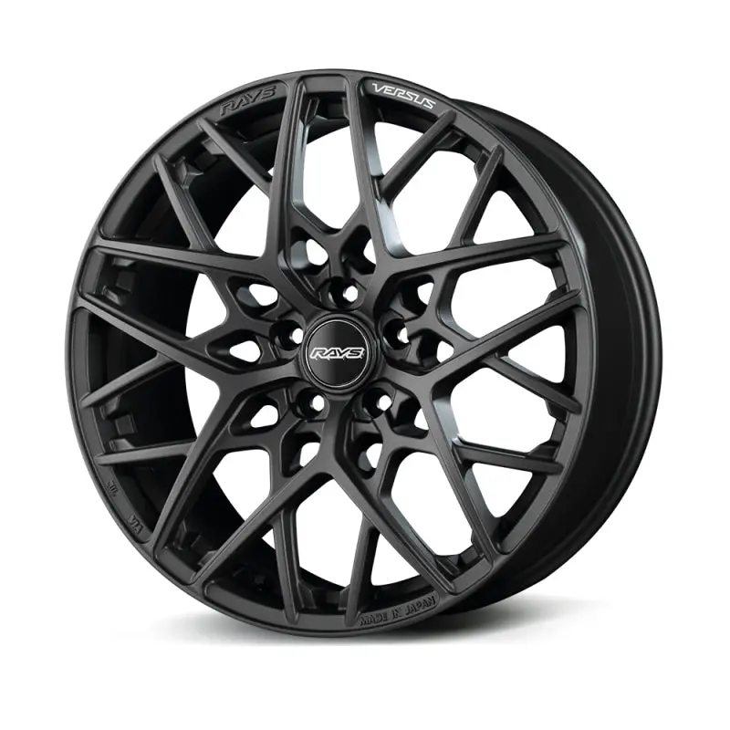 Versus Vv25M Wheel – 19×9.5", +45Mm Offset, 5×114.3, Matte Super Dark Gunmetal 1