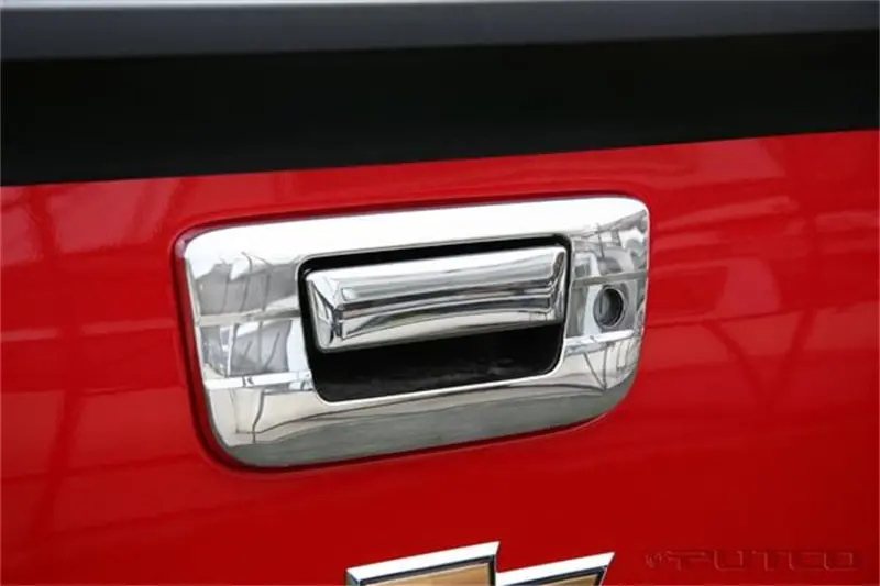 Putco Tailgate Handle And Rear Handle Cover Set With Keyhole Design — Compatible With 2014–2014 Chevrolet Silverado Hd 1