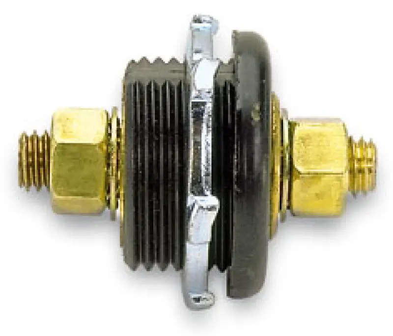 Moroso Through-Panel Electrical Connector – Black, Single Unit (Compatible With Part #74170/74172) 1
