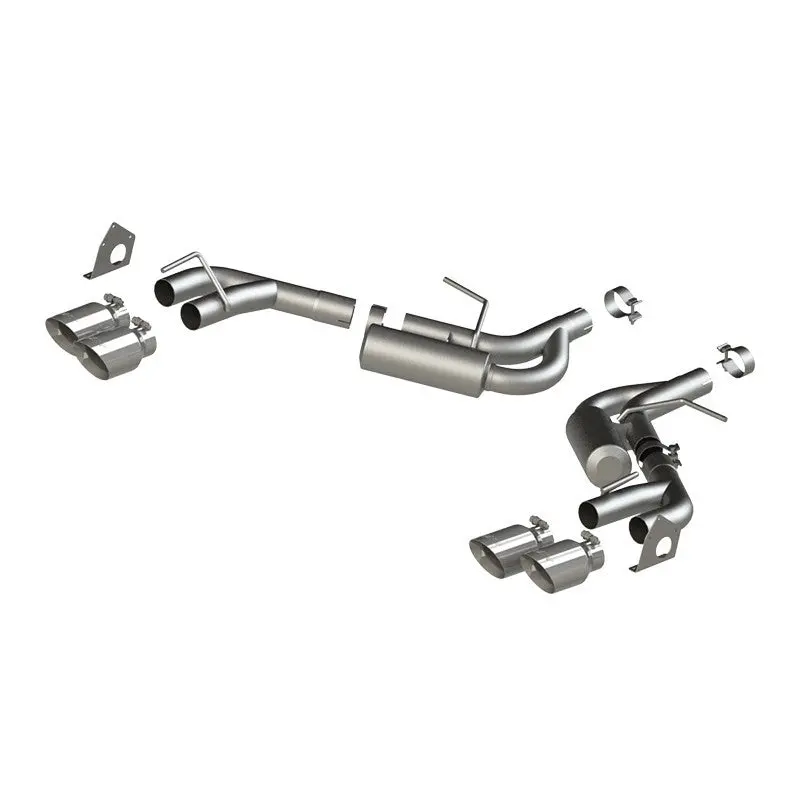 Mbrp Dual Axle-Back Exhaust For 2016–2019 Chevrolet Camaro V6 – 2.5-Inch T304 Stainless, Quad 4-Inch Tips 1