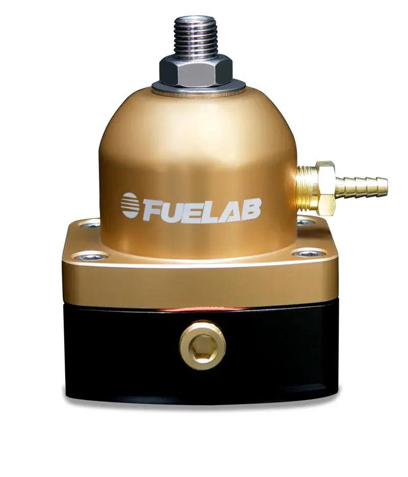 Fuelab 515 Tbi Adjustable Fpr 10-25 Psi (2) -6An In (1) -6An Return - Gold 1