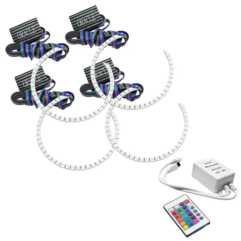 Oracle Colorshift Halo Lighting Kit For 2008–2014 Dodge Challenger – Projector-Based With Simple Controller 1