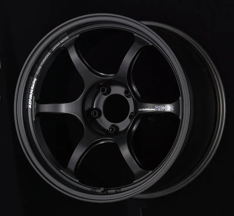 Advan Rg-D2 Semi-Gloss Black Wheel – 18X9.5 Inches, +29 Offset, 5X114.3 1