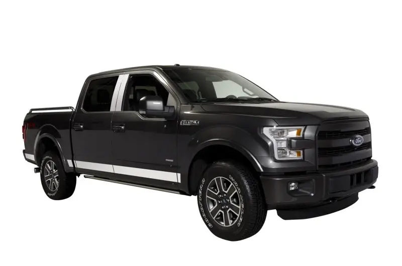Putco 15-20 Ford F-150 Super Cab 6.5Ft Short Box (4.25In Tall - 12Pcs) Ss Rocker Panels 2
